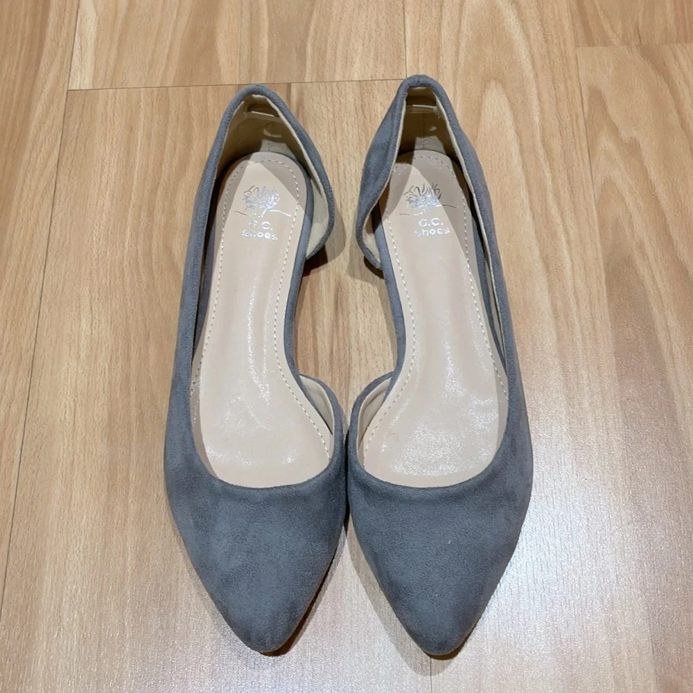 GC SHOES “SWEET” Gray flats - Picture 1 of 6